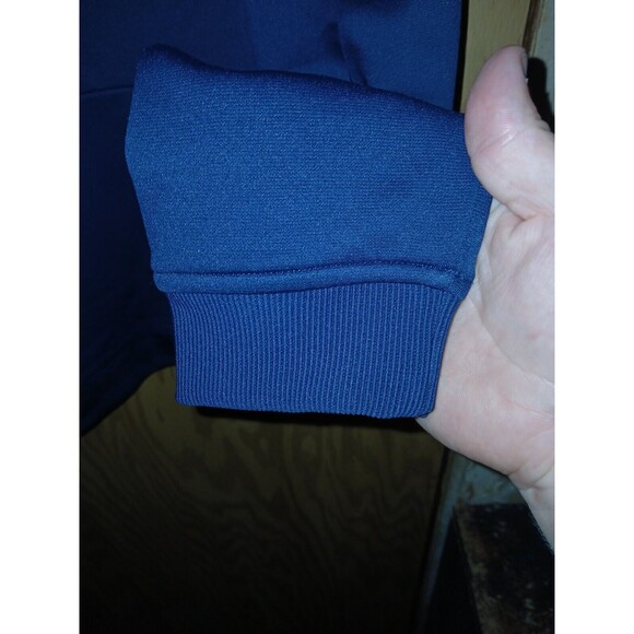 Under Armour Hoodie Loose Fit Cold Gear Blue Athletic Drawstrings Mens Sz Large - Picture 4 of 16